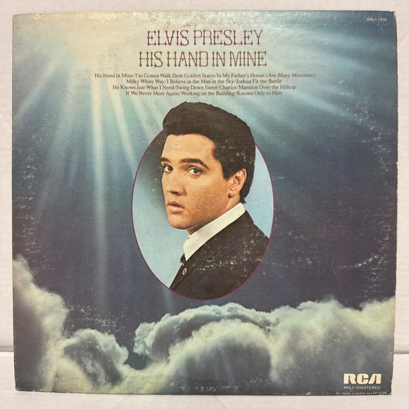 Elvis Presley his hand in mine vinyl record untested - Picture 1 of 5